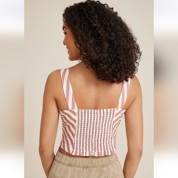 🆕️ Maurice's Striped Corset Top - Picture 3 of 3